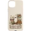 Thrift Store Findin Custodia per iPhone 15 Plus Divertente negozio dell'usato oca Vintage Floral Decor