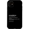 Extra Credit Homework A+ Custodia per iPhone 11 Overachiever Dizionario Tratto Divertente Extra Credito
