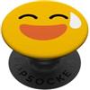 Miftees Halloween Tees Felice Sudorazione Faccia Divertente Sorriso Nervoso PopSockets PopGrip Adesivo