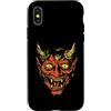 generic Custodia per iPhone X/XS Diavolo Testa Tradizionale Tatuaggio
