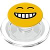 Miftees Halloween Tees Faccia sorridente Big Grin Face PopSockets PopGrip per MagSafe
