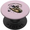 Cute Cat Astronaut Vintage Comet Funny Retro Astronaut Cat Riding a Comet in Space PopSockets PopGrip Adesivo