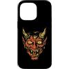 generic Custodia per iPhone 14 Pro Max Diavolo Testa Tradizionale Tatuaggio