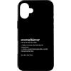 Extra Credit Homework A+ Custodia per iPhone 16 Plus Overachiever Dizionario Tratto Divertente Extra Credito