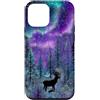 Winter Forest - Apparel & Gifts Custodia per iPhone 12 mini Inverno Foresta Renna Cervo Alce Aurora Boreale Amante della Natura