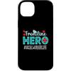 TeeaxArt Frontline Hero Christmas Gifts Custodia per iPhone 14 Plus Apprezzamento dei lavoratori essenziali degli eroi di prima linea dell'assistente sociale