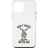 Moose Hunting Wilderness Humor Custodia per iPhone 12 mini Dont alce con me divertente fauna selvatica dicendo