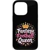 Flo Design Fantasy Football Outfits Custodia per iPhone 13 Pro Fantasy Football Queen Women Fantasy Football Funny Women