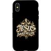 Regali di Christian Street War & Co. Custodia per iPhone X/XS Jesus Saved My Life - Christian Graffiti Street Art
