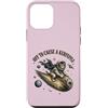 Cute Cat Astronaut Vintage Comet Custodia per iPhone 12 mini Funny Retro Astronaut Cat Riding a Comet in Space
