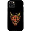 generic Custodia per iPhone 11 Pro Diavolo Testa Tradizionale Tatuaggio