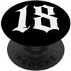 Medieval Old English Vecchio inglese numero 18 o diciotto PopSockets PopGrip Adesivo