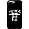 Inappropriate Humor Co. Custodia per iPhone 7 Plus/8 Plus Mustache Rides $1.00 Giro dei baffi maschili
