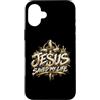 Regali di Christian Street War & Co. Custodia per iPhone 16 Plus Jesus Saved My Life - Christian Graffiti Street Art