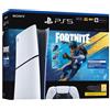 Sony Console Sony PlayStation 5 Slim Digital Edition 825GB + Fortnite Flowering Chaos Bundle Nero/Bianco [1000049850]