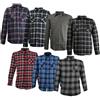 STORMY LIFE camicia FLANELLA giacca a quadri STORMY LIFE scozzese UOMO taschini COTONE pesca