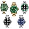 Lorenz Sport Ceramic Orologio uomo automatico in acciaio con ghiera in ceramica