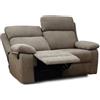 CAPALDO Divano Recliner Key 2 Posti 145x93x101 Cm Tessuto Beige
