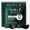 The Wolf Project WOLF PROJECT |patch occhi per uomo, maschera occhi con ingredienti naturali anti-gonfiore e patch occhi antirughe (5 paia)