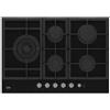 Beko - Piano Cottura HILL 75235 S a Gas 5 Fuochi Gas Colore Nero