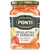 Ponti, Insalatina di Verdure all'Aceto di Vino, Fresco Mix di Verdure Croccanti, Condimento Ideale per Insalate di Verdure o come Antipasti, 100% Made in Italy, 290 gr