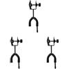 Violin Wall Mount Hanger Pack Metal No Drill Installation Black