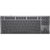 Lenovo 4Y41V37355, tastiera compatta (80-87%), con e senza fili, USB + RF wireless + Bluetooth, interruttori ottici, LED, grigia
