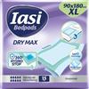 IASI traverse letto XL 90x180, Assorbenza Premium Dry Max, Ripiegabili sotto il materasso, con tecnologia 360° Hydro Stop, 15 Unità