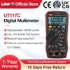 UNI-T UNI T multimetri digitali professionali UT117C AC DC voltmetro amperometro UT-CS06A Tester per elettricisti vero misuratore di frequenza RMS