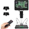 Andonstar AD246SM 2000x microscopio digitale trinoculare UHD 2160P microscopio digitale HDMI con connessione per strumenti di saldatura PCB
