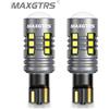 MAXGTRS 2 pz Lampadine LED W16W T15 Canbus Senza Errori, Luci Retromarcia LED T16 921 912 W16W, Lampada Retromarcia Auto 6500K Bianco 12V con Lente