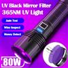 VASTFIRE Potente torcia UV 365NM USB ricaricabile impermeabile luce viola Torh UV per rilevatore di macchie di urina di animali domestici Utilizzare la batteria 18650