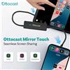 OTTOCAST Specchio Touch Wireless CarPlay Nuovi Accessori Auto per iOS Specchio Android Specchio Screencast per VW Benz Audi Kia Toyota
