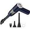 Aspirapolvere per auto Soffiatore d'aria Cordless Potente detergente per auto senza fili Aspirapolvere portatile Macchina per la pulizia per la casa dell'auto 2 In1
