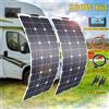 xinpuguang 200W flessibile pannello solare kit completo 18V 100W 12V 24V sistema di carica della batteria Camper RV casa impermeabile PWM controller 2.5mm modulo cavo UE magazzino DHL spedizione