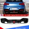 MagicKit Diffusore posteriore con luci a LED compatibile con BMW serie 1 M Sport F20 F21 M135i M140i Kit corpo mantovana paraurti posteriore nero lucido