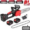 TKKEACE Motosega a Batteria Professionale, 12 Pollici 3500W, Elettrosega Brushless Compatibile con Batteria Makita 21V, Potente Taglialegna per Legna da Ardere, Potatura Alberi, Giardinaggio, Fai-da-te,