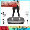 NONE Pedana Vibrante per Fitness Domestico con 99 Livelli, Motore Silenzioso, Capacità 150kg, Display LCD e Telecomando
