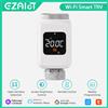 EZAIOT Valvola Termostatica Intelligente WiFi Tuya TRV Programmabile con Controllo Remoto tramite APP, Attuatore per Termostato Radiatore, Compatibile con Alexa, Google Home, Alice, Nessun Gateway Richiesto
