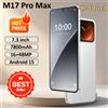 K-Touch Nuovo M17 Pro Max Smartphone Android 5G, Cellulare con Schermo Grande da 7.3 Pollici, 16GB+48MP, 22GB+2TB, Batteria da 7800mAh, Dual SIM, Face ID, Sblocco Facciale, Telefono 5G WiFi