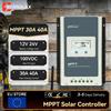 ECGSOLAX Regolatore di Carica Solare MPPT ECGSOLAX 30A 40A 12V 24V per Batterie e Pannelli Solari, Serie Tracer AN, Max. Tensione fotovoltaica 100VDC