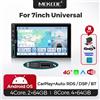 MEKEDE Autoradio Android Universale da 7 Pollici 2din, Lettore Multimediale, Unità Principale, Stereo per Auto, Schermo CarPlay, MP5, USB Tipo-C, Telecamera AHD, Microfono, Regalo