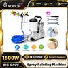 NONE Podofo 1600W 2.5L/min Spruzzatore di vernice airless elettrico con tubo da 5m, pistola a spruzzo ad alta potenza e alta pressione per pittura murale, macchina fai-da-te per verniciatura di casa, per