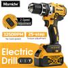 Mamidw Trapano Elettrico Brushless Mamidw 25+3 Velocità con Regolazione della Coppia, Design Ergonomico, Costruzione Robusta, Compatto, Potente Avvitatore a Batteria (Solo Utensile) per Batteria DEWALT 20V