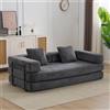 RSQMPZL Divano letto pieghevole 4 in 1, divano letto convertibile in velluto a coste, divano da terra, poltrona lounge, letto per ospiti, schiuma ad alta densità, non richiede montaggio, ideale per soggiorno