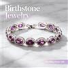 ArtPage Bracciale da Donna in Argento 925 con Pietre Moissanite, Elegante e Discreto, Ipoallergenico, Resistente allo Sbiadimento, Senza Nichel, Gioiello per Matrimonio