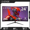 Z-EDGE Monitor da Gaming Curvo Z-EDGE 24 Pollici 200Hz, Display VA FHD 1080P, 1ms MPRT, AMD FreeSync, Supporto HDR, Compatibile con Montaggio VESA, Design con Cornice Ultra-sottile, Compatibile con VESA