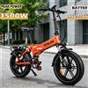 REQT Nuovo Modello 2026 Vitilan V3 Bici Elettrica a Doppio Motore 1500W 48V 20Ah con Pneumatici da 20x4 Pollici; Bici Elettrica Folk a Motore Singolo 750W
