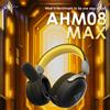 NONE AJAZZ AHM08 MAX Cuffie Over-ear - Cuffie Wireless per Gaming, Ufficio e Tempo Libero - Cuffie Wireless con Tre Microfoni