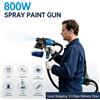 Parrior Pistola a spruzzo elettrica HVLP da 800W, 1300ML, con 4 ugelli e 3 modelli di spruzzatura per recinzioni, pareti di casa, mobili, armadi, capannoni da giardino, pittura fai-da-te domestica
